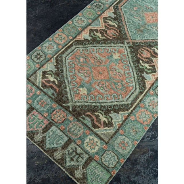 Turkish Turkish Oushak Rug 2'10" x 20' #20080 For Sale - Image 3 of 8