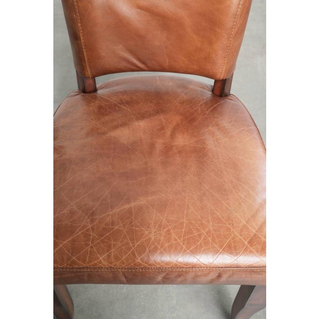 Dining Chairs in Cowhide Leather, Set of 4 For Sale - Image 9 of 17
