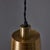 1950s Carl Thore Perforated Brassed Metal Pendant For Sale - Image 12 of 14