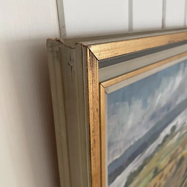 1943 Mid Century Swedish Modernist Landscape by David Widholm For Sale - Image 15 of 17