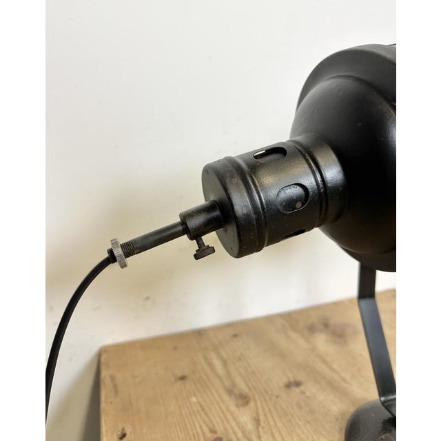 Black Vintage Black Theatre Spotlight Table Lamp, 1960s For Sale - Image 8 of 18