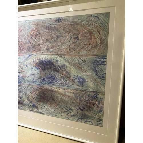 1980s Pat Steir Aquatint the Wave - From the Sea After Leonardo, Hokusai and Courbet For Sale - Image 4 of 10