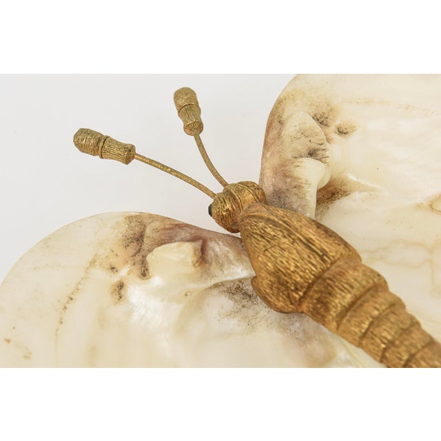 Coastal Shell and Gold Plated Butterfly Bowl or Ring Dish For Sale In Miami - Image 6 of 9