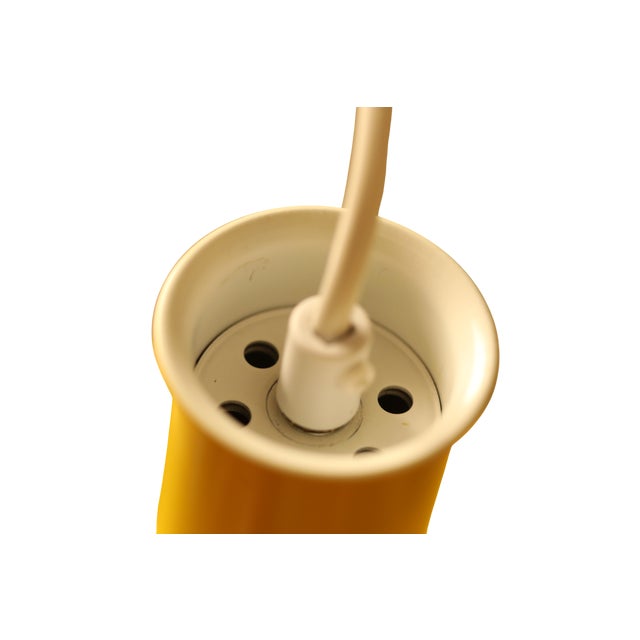 Optima Lamp in Yellow Metal by Hans Due for Fog & Mørup, 1970s For Sale - Image 12 of 16