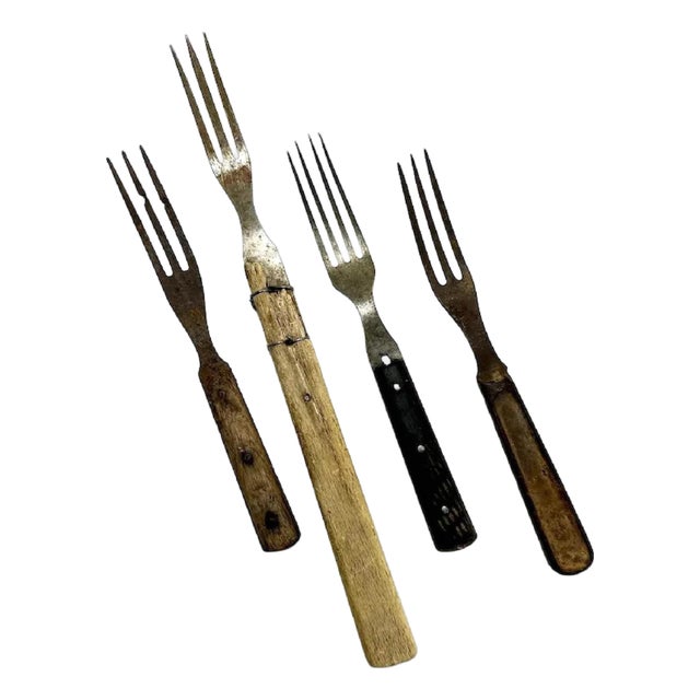 Civil War Era Fork Collection: Antique Relic Display For Sale