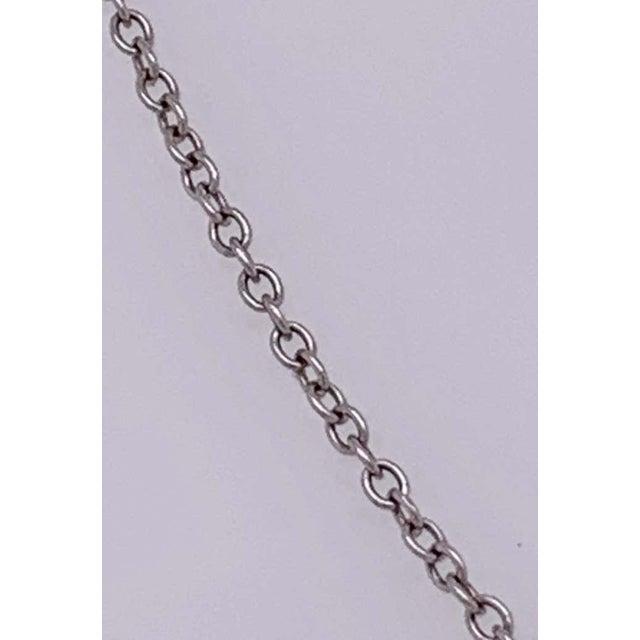 18 Karat White Gold and Diamond Soldered Pendent Necklace For Sale - Image 9 of 12