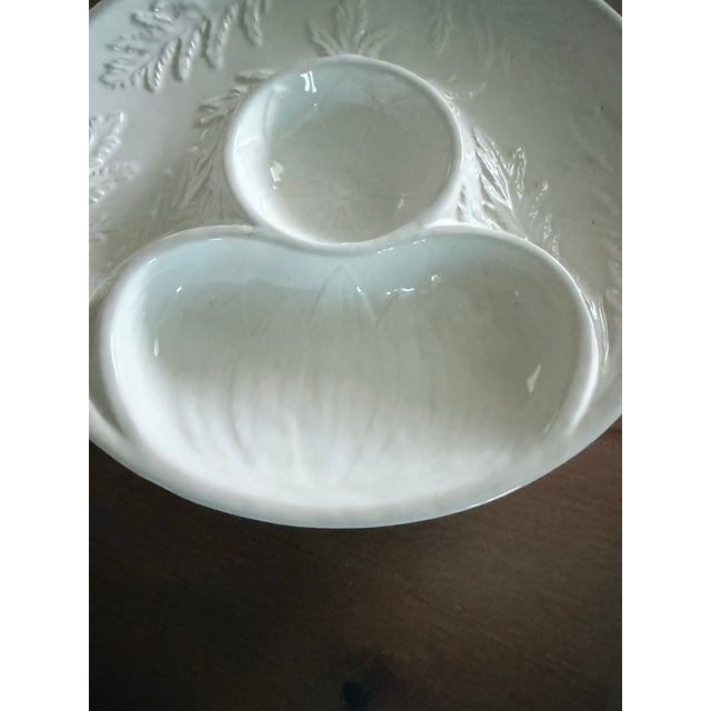 Traditional White Bordallo Penheiro Artichoke Platter For Sale - Image 3 of 12