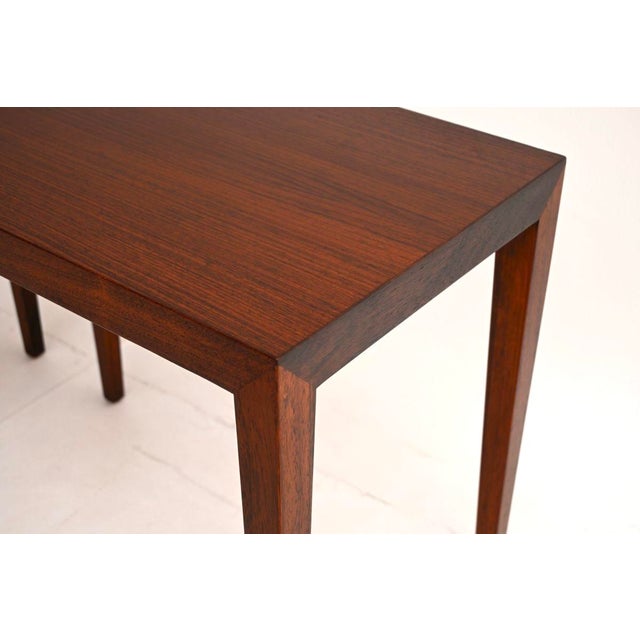 Vintage Danish Side Tables by Severin Hansen for Haslev, 1960, Set of 2 For Sale - Image 9 of 11