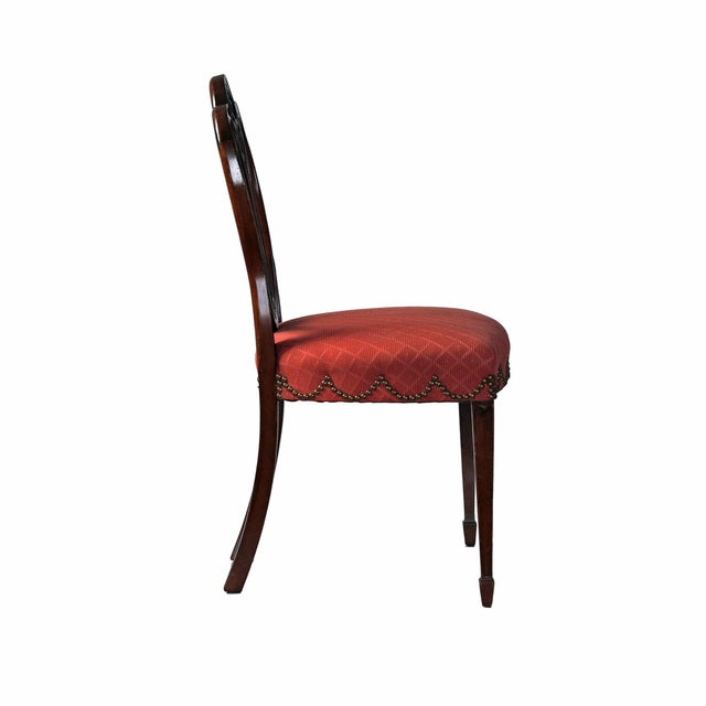 Hepplewhite Antique Hepplewhite Style Side Chairs - A Pair For Sale - Image 3 of 5
