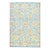 Afghan Sultanabad Wool 6x9 Light Blue & Tan Handmade Area Rug #1144039 For Sale