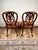 English Vintage Pair Wheel Back Side Chairs by Ardley Hall For Sale - Image 3 of 10