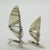 Vintage Italian Handmade Genuine Silver Windsurf Dollhouse Miniatures Figurines For Sale - Image 4 of 9