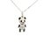 Contemporary Cute Panda 18k Gold Pendant Necklace For Sale - Image 3 of 5
