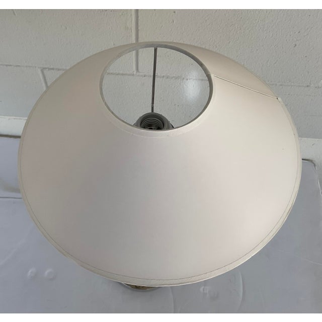 Modern Adjustable Polished Nickel Table Lamp For Sale - Image 4 of 4