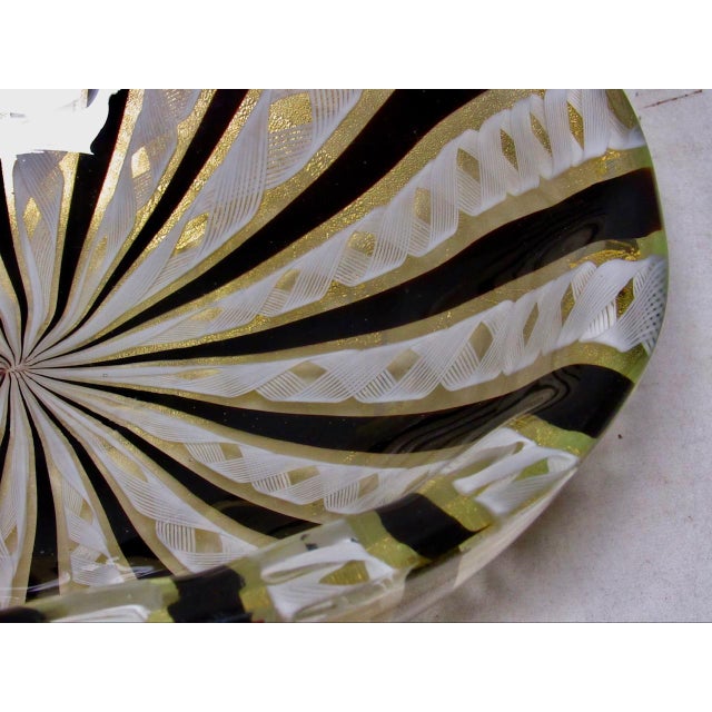 Vintage Murano Art Glass Dish For Sale - Image 11 of 13