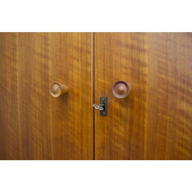 Vintage Walnut Wardrobe by Alfred Cox for Heals, 1950s For Sale - Image 6 of 10