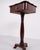 Antique Mahogany Lamp Table with Column Base and Lock, 20th Century For Sale - Image 3 of 10