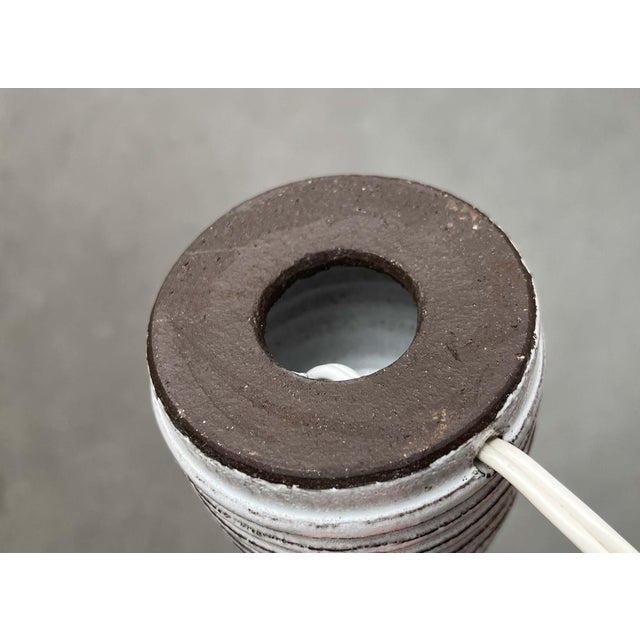 Mid-Century Modern Danish Studio Pottery Table Lamp from Axella, 1960s For Sale - Image 18 of 18