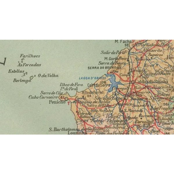 The image is a historical map of Extremadura, an autonomous community of Spain, from an unspecified year. The map features...