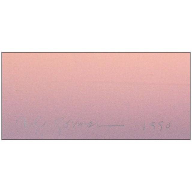 1990s 1990s Wild Flowers Figurative Pink. Lithograph R. C. Gorman For Sale - Image 5 of 7