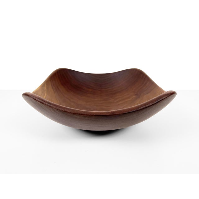 Andrew Pearce Medium Echo Walnut Serving Bowl For Sale - Image 12 of 12