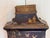 Metal 1920s Tole Painted Wall Lavabo With Chinoiserie Decoration For Sale - Image 7 of 12