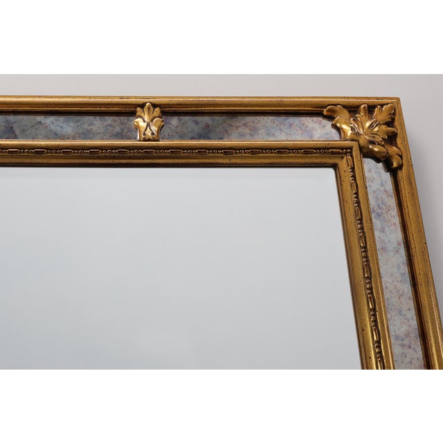 1950s Vintage Baroque Style Gilt Mirror from Deknudt, Belgium, 1950s For Sale - Image 5 of 11