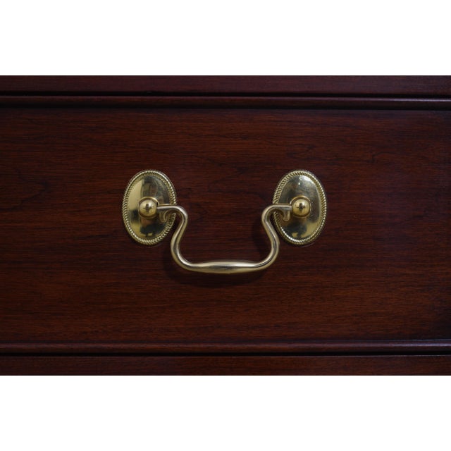 Pair of Henkel Harris Model 116 Cherry Nightstands For Sale - Image 14 of 18