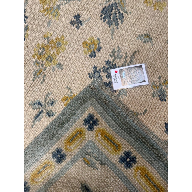 1920s Portuguese Rug With Allover Floral Design For Sale In Los Angeles - Image 6 of 6