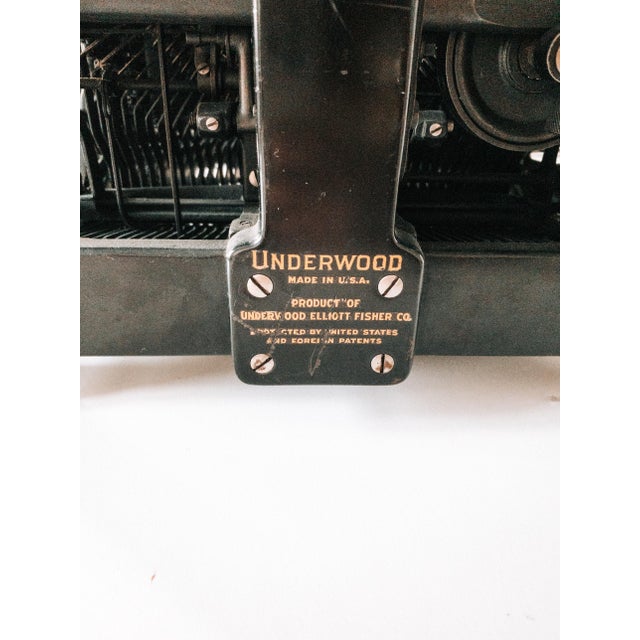 American No. 6 - 14 Qwertz Typewriter from Underwood Elliot Fisher Co., 1930s For Sale - Image 13 of 18