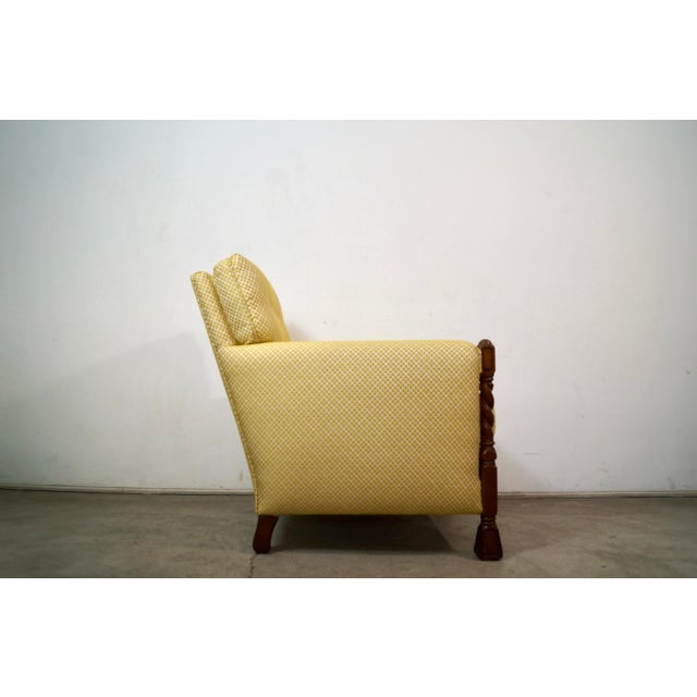 1930s 1930’s Antique Spanish Revival Barley Twist Lounge Chair For Sale - Image 5 of 12
