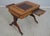 Traditional Maitland Smith Leather Top Games Table For Sale - Image 3 of 18