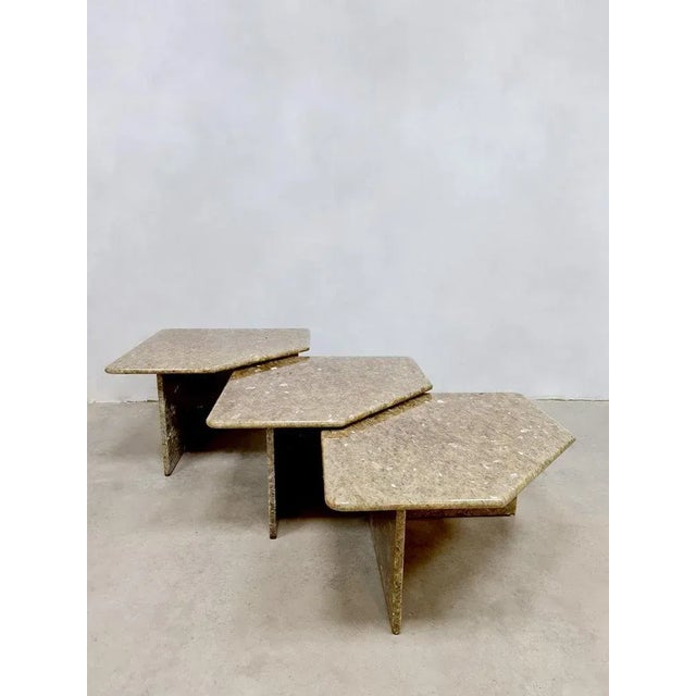 Vintage Italian Marble Nesting Tables, 1960s For Sale - Image 9 of 9