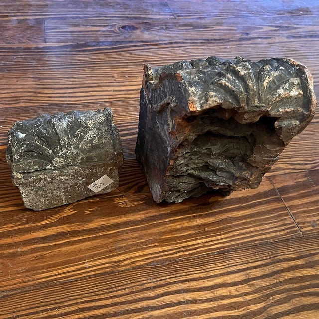 English Early English Chatsworth House Cast Terracotta Architectural Brackets - a Pair For Sale - Image 3 of 6