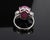 Late 20th Century Rare 21.42ct Natural Pink Star Sapphire & 0.32ct Diamond Platinum Ring, Size 8.5 For Sale - Image 18 of 18