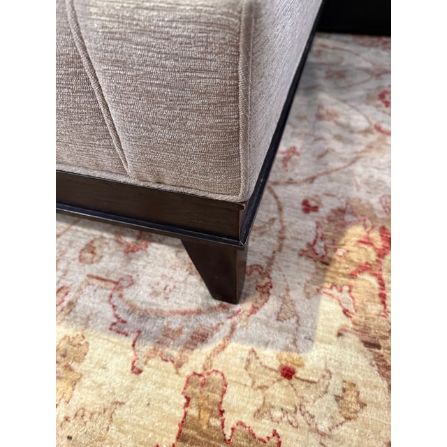 Bench Crafted Bespoke Twill Sofa, Heathered Taupe For Sale - Image 10 of 12