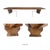 Mid-Century Modern Vintage Wooden Bench For Sale - Image 3 of 9