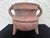 Late 18th Century Antique Primitive Cast Iron Three-Leg Cauldron Pot With Swing Handle For Sale - Image 5 of 9