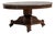 19th Century France Rich Mahogany Marble-Top Mahogany Pedestal Table For Sale