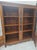 Antique 1900s French Tiger Oak Display Cabinet, Louis XV Style, Carved Glass Door Bookcase For Sale - Image 15 of 17