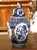 Mid 20th Century Mid-Century Dutch Delft Blue & White Covered Ginger Jar by Boch For Sale - Image 5 of 7