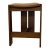 Four Hands Hoven Backless Counter Stool in Alcala Fawn Performance Fabric For Sale