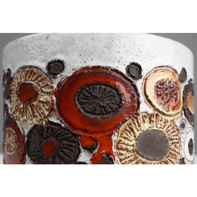 Belgium / 1960 / Vase / Perignem / ceramics / Mid-century A sculptural ceramic vase by Perignem, Belgium’s renowned mid-...