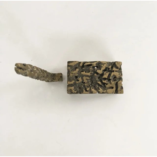 Urano Palma, Italian Abstract Chair & Table Sculptures, 1980, Bronzes, Set of 2 For Sale - Image 10 of 11