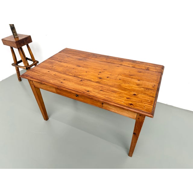 Farmhouse Table in Pine, France, 1950s For Sale - Image 15 of 18