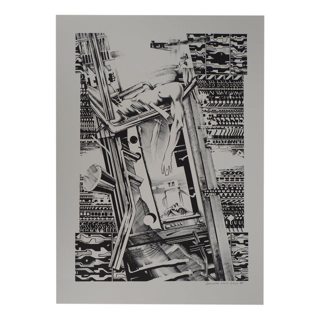 Francisco Melo, Man of the Future, Lithograph For Sale