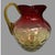 Victorian Vintage Amberina Art Glass Pitcher For Sale - Image 3 of 8
