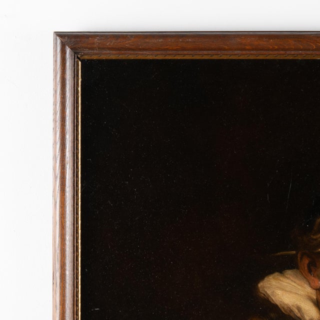 Impressive 4' tall portrait of a scholar, possibly Jan Cornelisz Sylvius by artist Franz Josef Blaschke. Signed Blaschke...