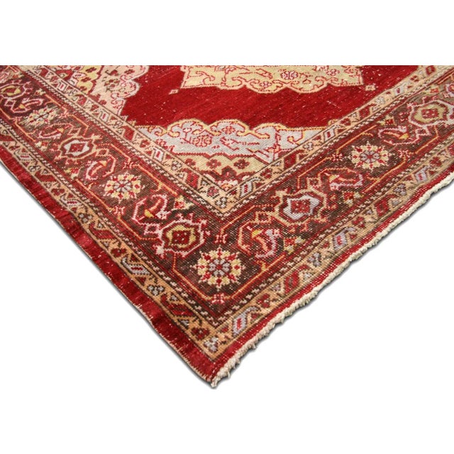 Illustration 1960s Turkish Oushak Rug For Sale - Image 3 of 6