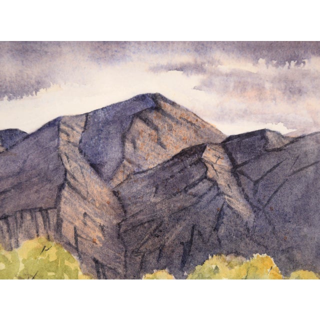 Late 20th Century "Out West" Rocky Mountain Landscape by Ruth Scott For Sale - Image 5 of 9